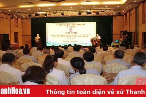 Bồi dưỡng kiến thức pháp luật nghiệp vụ luật sư, tư vấn pháp luật và công chứng viên