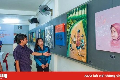 Bế mạc và triển lãm Trại sáng tác mỹ thuật An Giang năm 2020