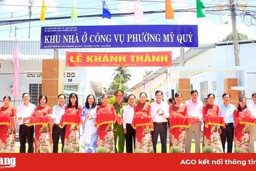Khánh thành khu nhà ở công vụ phường Mỹ Quý