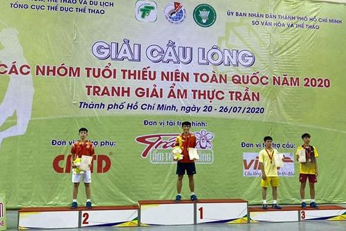 Giải cầu lông các nhóm tuổi thiếu niên toàn quốc năm 2020: Đồng Nai giành được 1 HCV, 1 HCB, 1 HCĐ