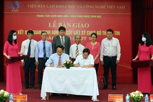 Bàn giao 669 kết quả giám định ADN hài cốt liệt sĩ chưa rõ thông tin