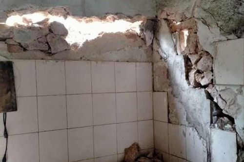 Hình ảnh động đất ở Sơn La ghi lại qua camera