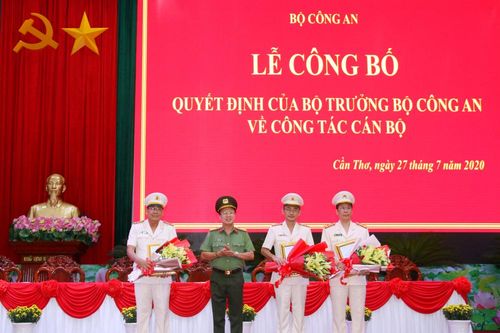 Bổ nhiệm 3 Phó giám đốc Công an TP. Cần Thơ