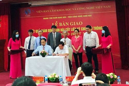 Bàn giao 669 kết quả giám định ADN hài cốt liệt sĩ chưa rõ thông tin