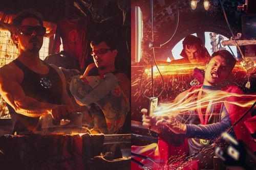 Loạt poster quá đỉnh do chính tay fan Marvel làm, và ổng cũng xuất hiện luôn trong đó