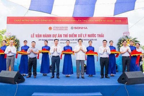 Tập đoàn Sơn Hà triển khai thí điểm công nghệ xử lý nước thải tại huyện Đông Anh