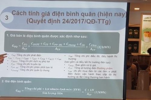 Những điểm 'mờ' trong công thức giá điện