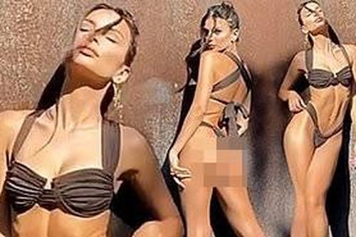 Emily Ratajkowski siêu gợi cảm với loạt bikini nhỏ xíu