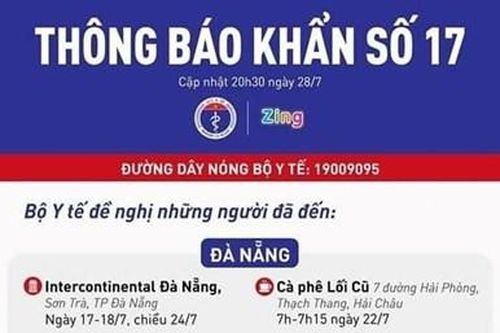20 địa điểm tại Đà Nẵng, Quảng Nam ai từng đến cần khai báo y tế ngay