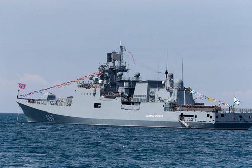 Chiến hạm Nga diễn tập phòng không tại Địa Trung Hải