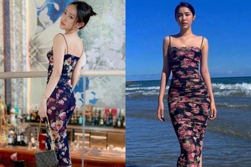 Thúy Vi và Quỳnh Hương mặc cùng một chiếc váy, body nóng rực khó phân định ai hot hơn ai