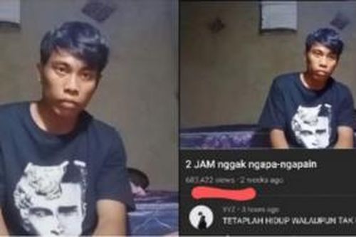 Chàng trai bất ngờ nổi tiếng nhờ đăng video không làm gì, nhìn máy quay hơn 2 tiếng