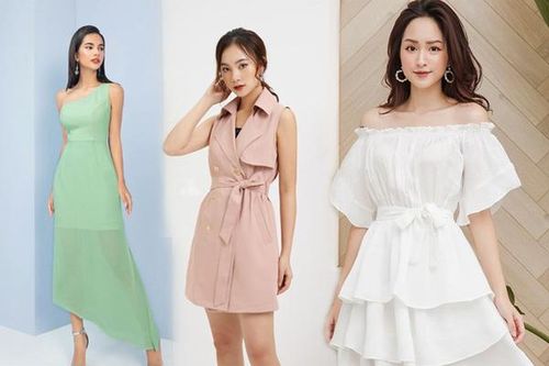 Những gam màu trang phục làm dịu nắng hè