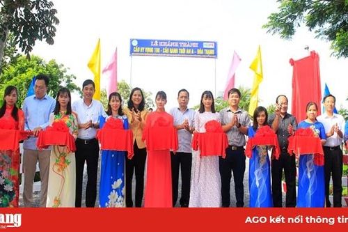 Khánh thành cầu Hy Vọng 108 phường Mỹ Thạnh