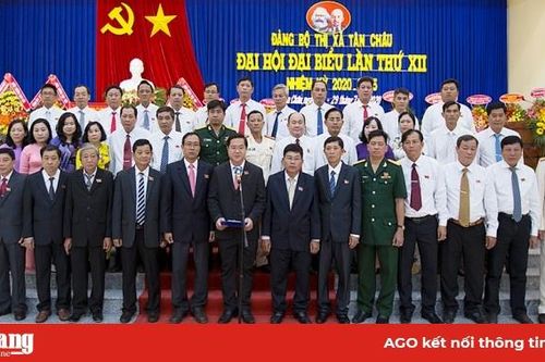 Đồng chí Huỳnh Quốc Thái được bầu giữ chức vụ Bí thư Thị ủy Tân Châu nhiệm kỳ 2020- 2025
