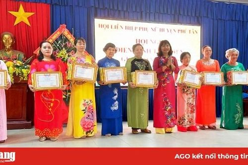 Hội nghị điển hình tiên tiến Hội Liên hiệp Phụ nữ huyện Phú Tân