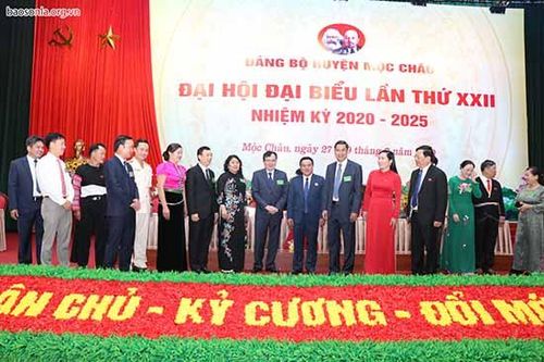Đại hội Đảng bộ huyện Mộc Châu lần thứ XXII thành công tốt đẹp
