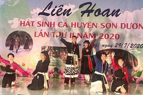 Liên hoan hát Sình ca toàn huyện Sơn Dương lần thứ hai năm 2020