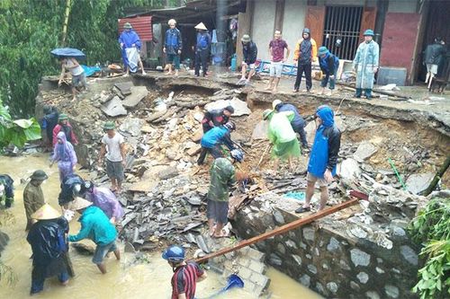 Mưa bão gây thiệt hại về tài sản, vật nuôi và hoa màu ở huyện Lâm Bình