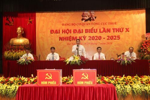 Khai mạc Đại hội Đại biểu lần thứ X cơ quan Tổng cục Thuế nhiệm kỳ 2020 - 2025