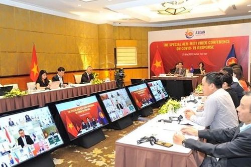 Hội nghị Bộ trưởng Kinh tế ASEAN - Nhật Bản ứng phó đại dịch Covid-19