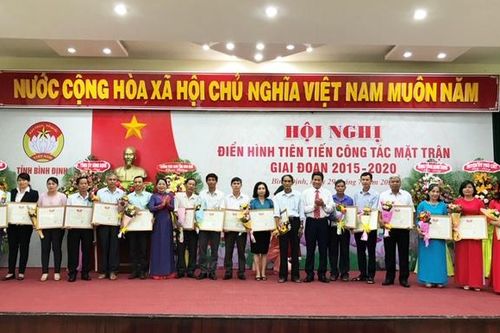 Bình Định: Hội nghị điển hình tiên tiến công tác Mặt trận giai đoạn 2015 - 2020