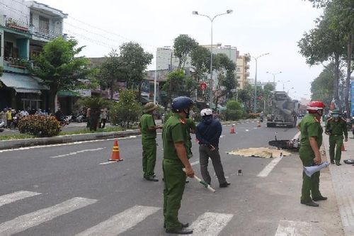 Tai nạn giao thông tại TP Quảng Ngãi, 1 người tử vong tại chỗ