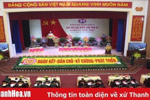 Khai mạc Đại hội đại biểu Đảng bộ Quân khu 4 lần thứ XI