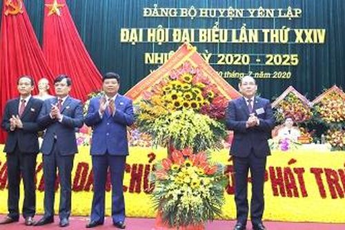 Đại hội đại biểu Đảng bộ huyện Yên Lập lần thứ XXIV