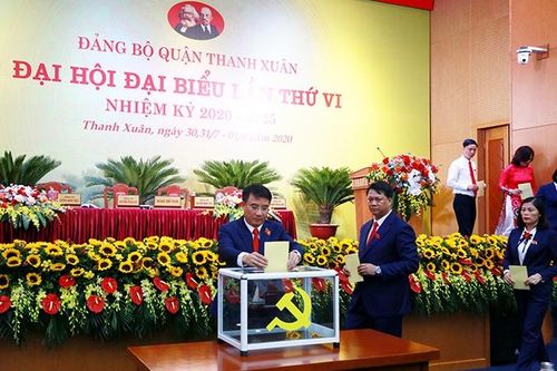 Đại hội đại biểu Đảng bộ quận Thanh Xuân lần thứ VI: Xây dựng quận phát triển toàn diện, bền vững, từng bước hiện đại