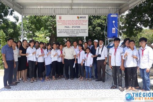 Cùng máy lọc nước PAUL đem nước sạch về nơi 'đất cháy' miền Trung