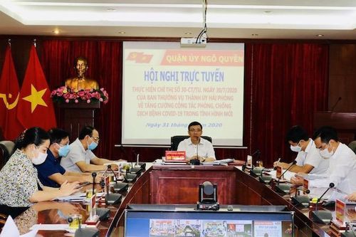 Quận Ngô Quyền (Hải Phòng) tái lập hơn 250 tổ kiểm soát dịch bệnh tại các tổ dân phố