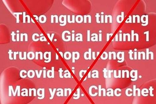 Một phụ nữ bị phạt vì đăng tải thông tin sai sự thật về dịch COVID-19 trên facebook