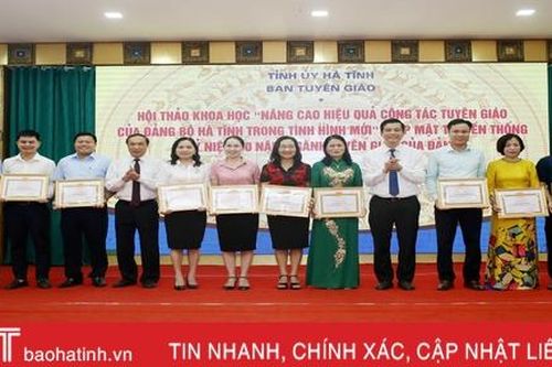 Người Hà Tĩnh tự hào về lịch sử ngành Tuyên giáo