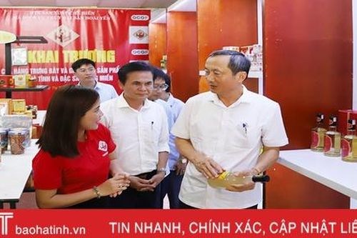 Tạo kênh phân phối riêng, thúc đẩy tiêu thụ sản phẩm OCOP Hà Tĩnh