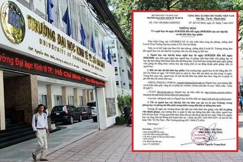 Đại học đầu tiên tại TP.HCM cho sinh viên nghỉ học phòng chống dịch COVID- 19 bùng phát trở lại