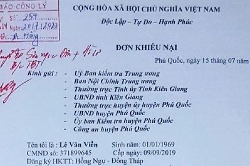 Phú Quốc: Công ty Trường An Phát bị tố hủy hoại tài sản của người dân