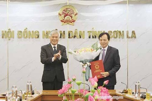 Phó Chủ tịch Thường trực HĐND tỉnh Bùi Minh Sơn nhận quyết định nghỉ hưu