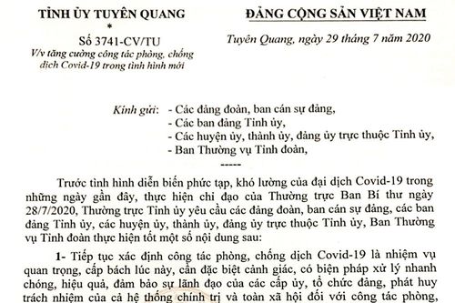 Tăng cường công tác phòng chống dịch Covid - 19 trong tình hình mới