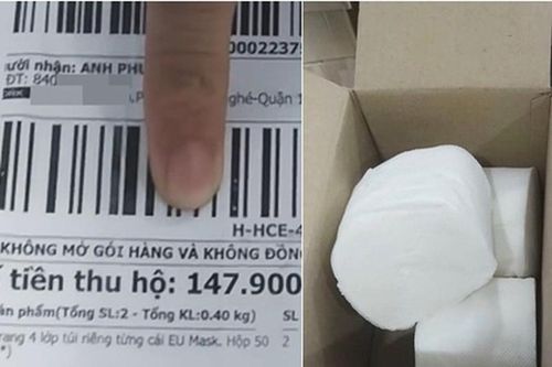 Mua khẩu trang online, chàng trai mếu máo nhận thứ 'không đỡ nổi'