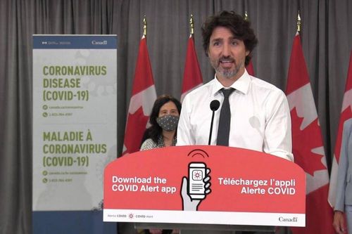 Thủ tướng Justin Trudeau khích lệ người dân cài đặt ứng dụng cảnh báo nguy cơ nhiễm Covid-19