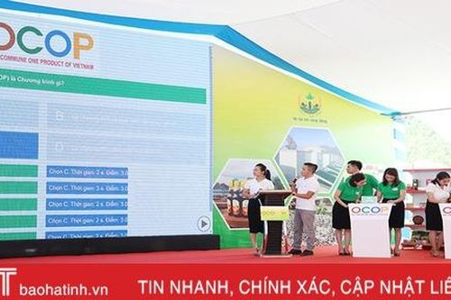 Hà Tĩnh khuyến khích toàn thể người dân thi tìm hiểu về Chương trình OCOP