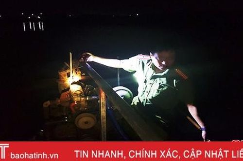 Cảnh sát Môi trường Hà Tĩnh bắt 2 vụ khai thác khoáng sản trái phép