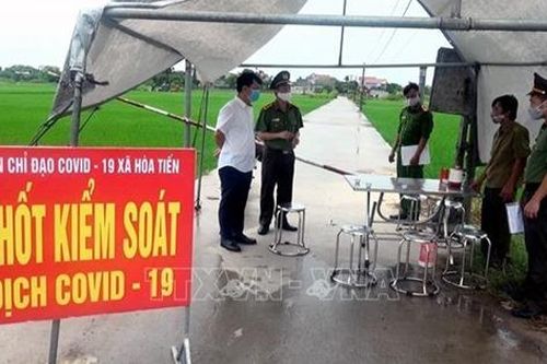 Thái Bình phong tỏa thôn có người dương tính với SARS-CoV-2