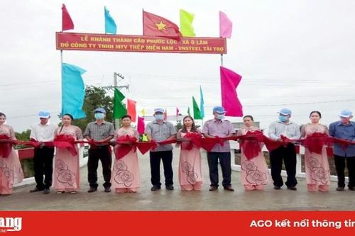 Thêm cây cầu nông thôn cho xã Ô Lâm