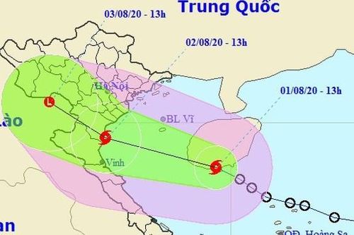 Bão số 2 hình thành trên Biển Đông, mưa lớn ở nhiều nơi