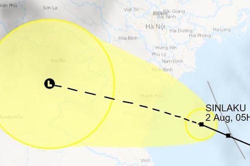 Bão số 2 vào vùng biển Thái Bình - Nghệ An, áp sát đất liền