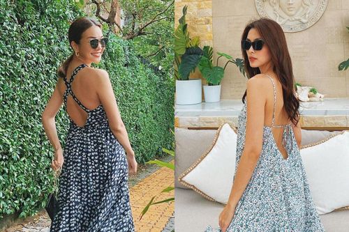 Thanh Hằng, Tăng Thanh Hà diện váy khoe lưng trần quyến rũ