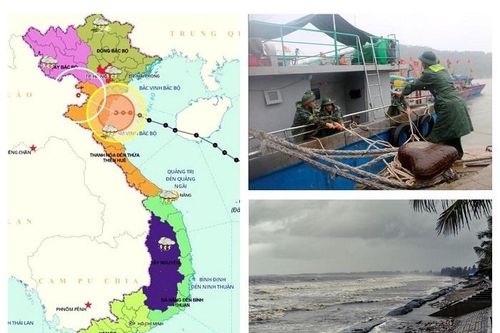Bão số 2 suy yếu nhanh chóng khi đổ bộ vào Ninh Bình - Thanh Hóa