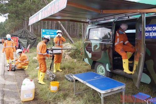 Lâm Đồng triển khai các bước xử lý như ca dương tính Covid-19